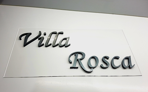 Zunanje označevanje Villa Rosca