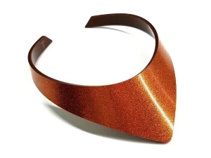 bakrena top ogrlica choker z blescicami tinadesign by tinavehovar
