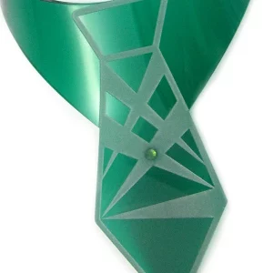 detajli temno zelene top kravate Tina Design by Tina Vehovar