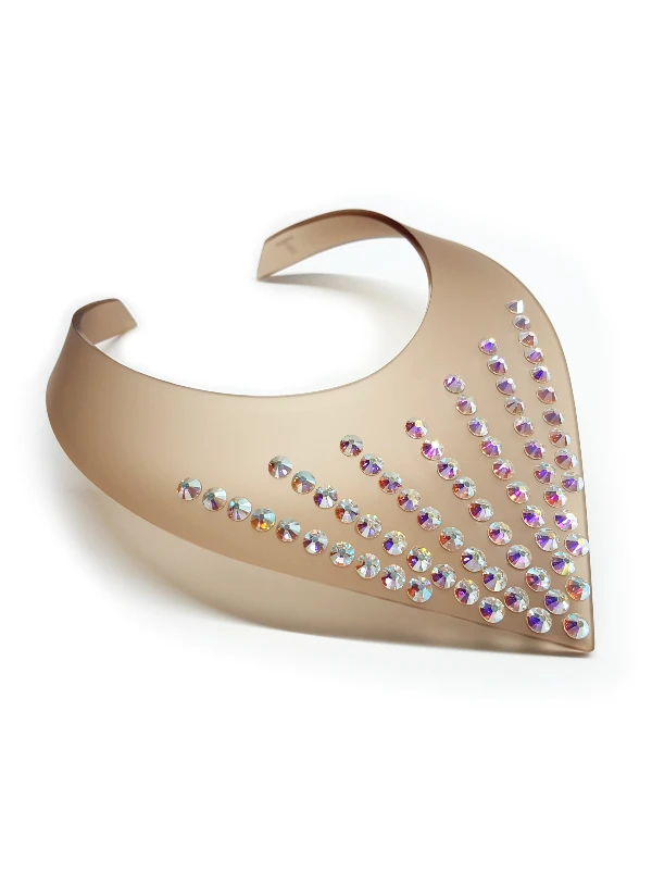 pudrasta crystal top ogrlica swarovski by tinadesign