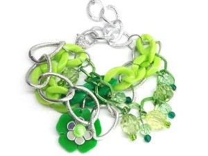 zelena zapestnica spring summer tina design