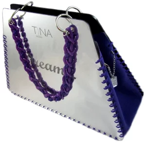 zrcalna dream velika pleksi torbica by TinaDesign