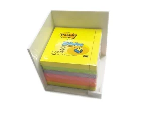 bela kocka za post it listice po narocilu by Tina Design