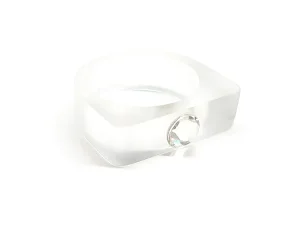top prstan pleksi z crystal swarovski kristalom tinadesign