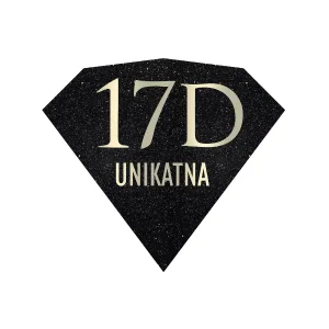 crna glitter diamond hisna stevilka s sampanjec napisom