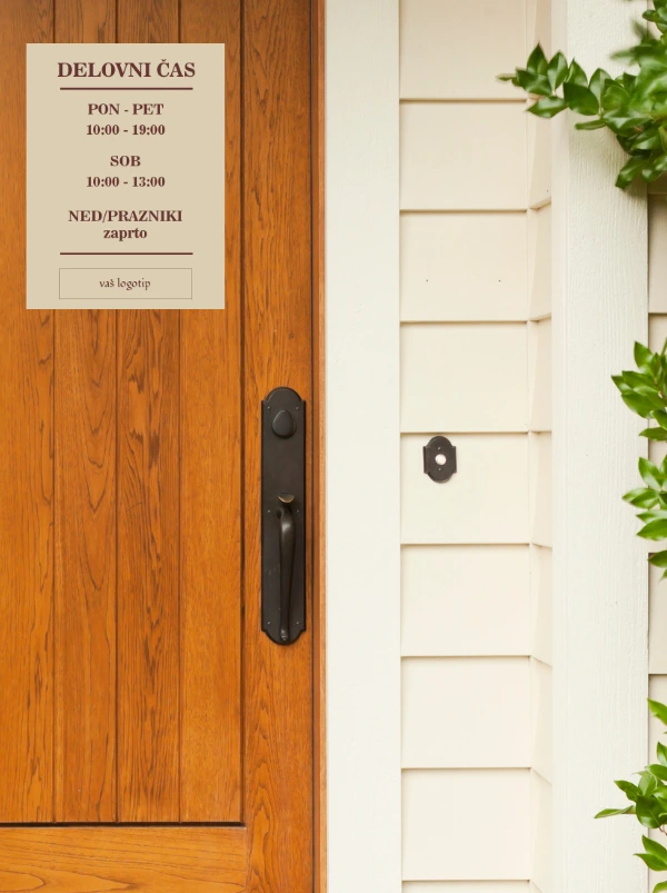 delovni cas v bez barvi by tina design